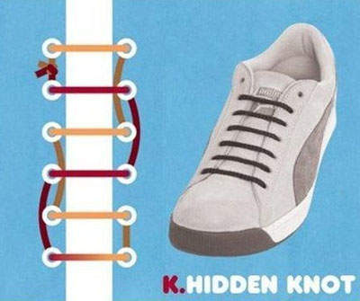 《花式鞋带系法》 15 种必学鞋带绑法