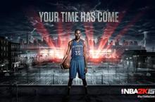 2014年NBA最有價值球員凱文杜蘭特擔任《NBA 2K15》封面球員!