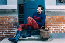 AIGLE X LE SLIP FRANCAIS 聖誕風格男性聯名商品