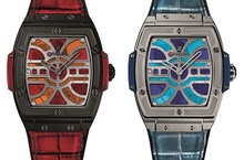 HUBLOT 宇舶錶 2016聖誕節浪漫獻禮Spirit of Big Bang Vitrail 炫彩鑲嵌玻璃腕錶
