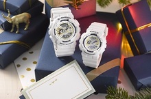 G-SHOCK & BABY-G 2016 LOVER'S COLLECTION天使與惡魔聖誕套組對錶 復刻推出20週年帆布紀念套組