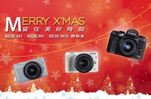 Merry X’mas『Canon迷你單眼體驗會』  溫馨聖誕與Canon一起留住美好時刻！