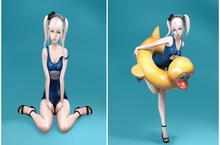 《SF2》超萌改版角色 哥德蘿莉清涼上陣