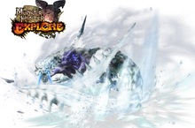 《魔物獵人EXPLORE》5星冰牙龍凍冰種、4月10日極凍襲來！