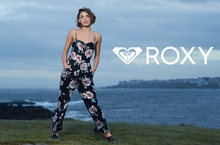 2019 ROXY 秋季新品上市 印花 X 條紋 X 深 V 剪裁 大吹浪漫復古風 