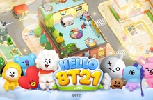 受到全球喜愛的人氣角色「BT21」將於LINE GAME中登場！ 「LINE HELLO BT21」即日起展開事前登錄活動