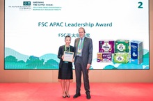 十年如一日  堅持採用永續認證原料   金百利台灣榮獲FSC (森林管理委員會)亞太領袖獎