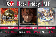 光榮特庫摩舉辦「Black Friday SALE」！ ～本日開始進行優惠特賣！～ 