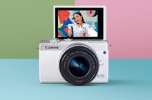 Canon輕巧自拍迷你單眼EOS M200登台限量開賣 空氣美肌加上眼睛偵測自動對焦 社群網紅影像一機包辦 直式影片輕鬆錄 打造高人氣精采生活分享