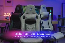 MSI 推出MAG CH130 I系列防水耐刮系列電競椅  防水、防刮、耐重力有感升級