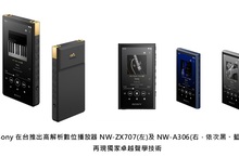 Sony Walkman 高解析數位播放器NW-ZX707 / NW-A306 承襲獨家卓越聲學技術 精品極簡美學現正登台  