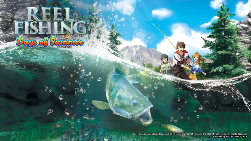 釣魚模擬遊戲「Reel Fishing」系列最新作品 《戶外釣魚：夏日時光》將推出中文版！