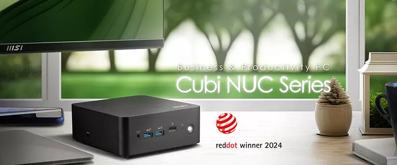 微星Cubi NUC系列迷你電腦 永續環保與空間優化兼備 