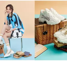 入春穿搭吸睛神器，PUMA PULSAR WEDGE collegecore 牛奶糖 &amp; 莓果全糖甜美配色 打造清新學院風