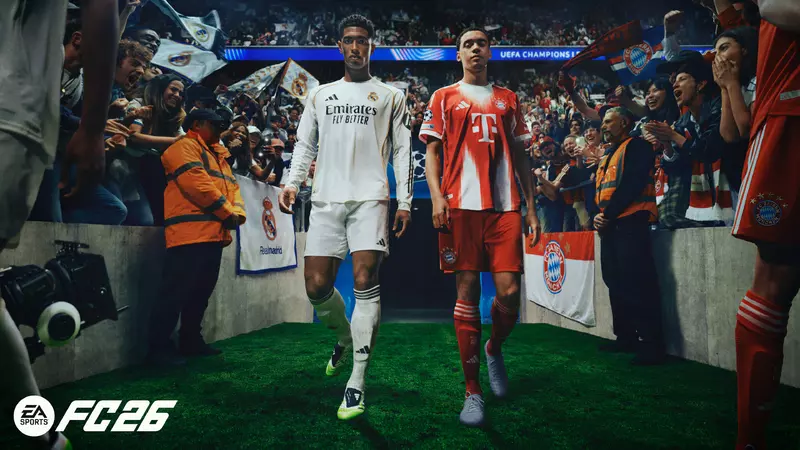 主宰你的球會：《EA SPORTS FC》系列最重視社群的新作《EA SPORTS FC™ 26》，由 JUDE BELLINGHAM 與 JAMAL MUSIALA 擔任封面球星