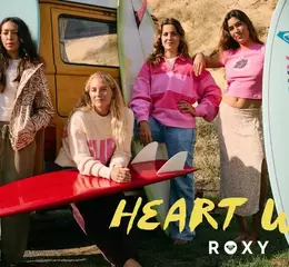 ROXY秋冬新品『Heart Wave』系列上市，週年慶優惠同步推出！