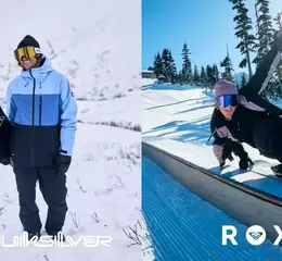 QUIKSILVER 及 ROXY本季推出機能X時尚X環境友善 的全方位滑雪系列！