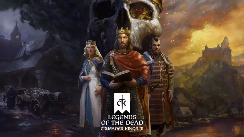 《Crusader Kings III（十字軍王者 3）》PS5 中文版的最新 DLC「Legends of the Dead」與「Chapter III」已上市