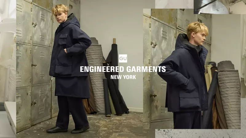 GU首度攜手紐約機能時尚品牌ENGINEERED GARMENTS 打造復古重構新風格，12月5日正式登場
