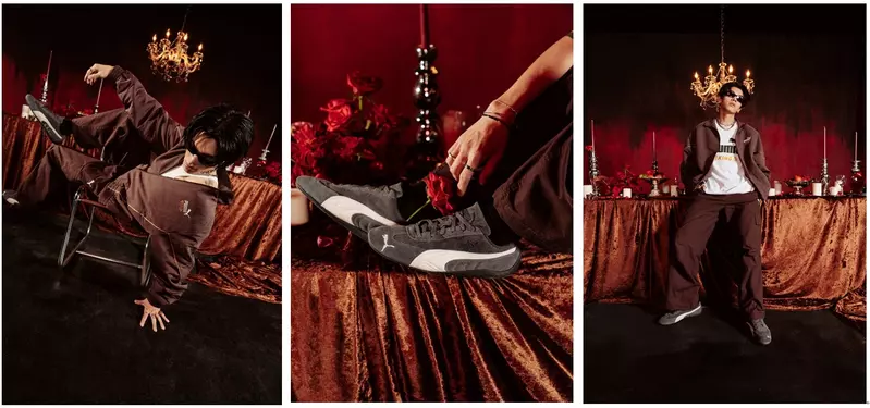 燎慾系男神 KIRE 就在 PUMA！ WEAR SPEEDCAT, LET’S PARTY 全新奢絨灰質感新款，迎接2026 第一場派對