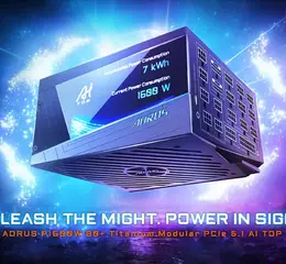 技嘉推出 AORUS P1600W 電源供應器 為頂級玩家主機與地端 AI 注入旗艦動力