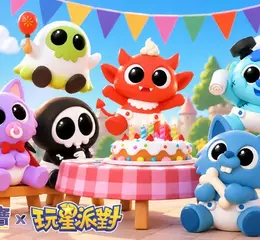 《玩星派對》全新小遊戲「砰砰植物」×夥伴玩具「反派寶寶」聯動登場！萬聖節不給玩，就搗蛋！