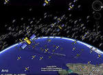 人造衛星的密度 神奇的Google看地球(Google Earth Satellites) 人造衛星的密度 神奇的Google看地球(Google Earth Satellites)