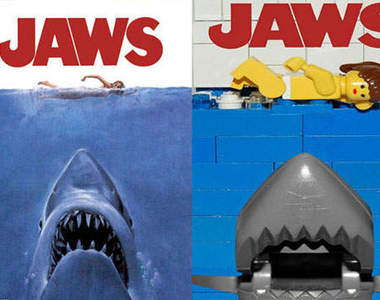 用樂高打造經典電影海報