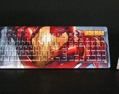 打膩了黑白色的鍵盤了嗎！來試試Keyscaper超級英雄鍵盤吧