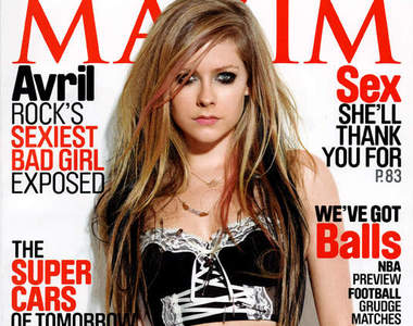 艾薇兒 Avril Lavigne 回來了!以性感之姿登上《MAXIM》雜誌封面