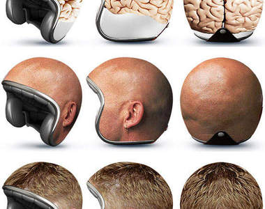 人腦安全帽 今夏搞怪問世