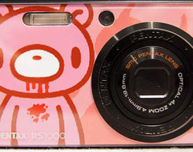 暴力熊跟 pentax Optio RS1000 合作 可換面版