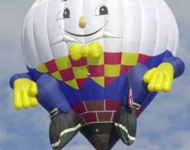 可愛模樣的空中氣球！！