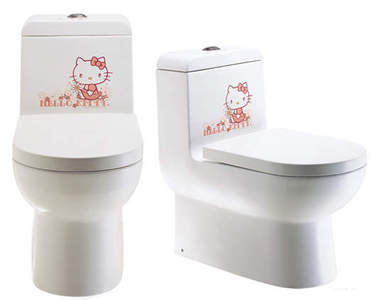 凱蒂貓馬桶－坐著嗯嗯都可愛