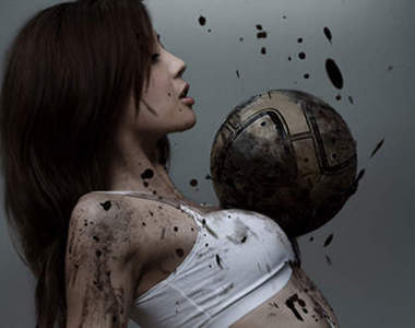 大陸林志玲～九頭身足球妹周韋彤，正到阿本仔都說讚！