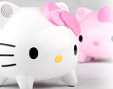 iPhone專用 Hello Kitty 造型音響喇叭