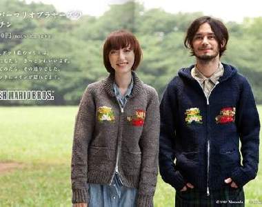 ほぼ日手編冬裝:溫暖的米奇 & 瑪莉歐毛衣