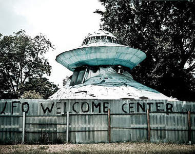 美國飛碟屋 這裡隨時歡迎外星朋友過來坐坐(招手)