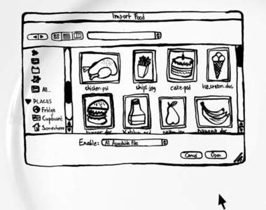 Photoshop介面餐盤《iPlate》開啟你想吃的食物