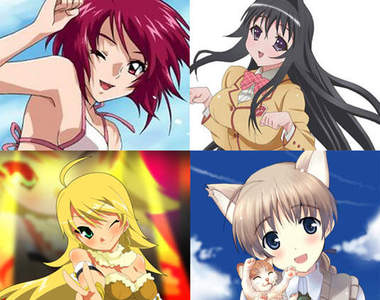 與呆呆毛（アホ毛）最相配的可愛二次元女主角！我翹～