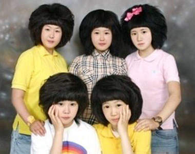 韓國幾年前中學生流行髮型《爆炸頭》