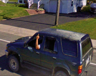 Google地圖拍出來的有趣一瞬間