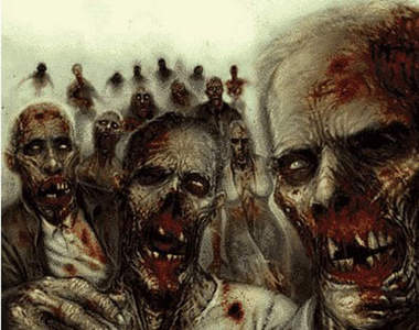 哼～我才不怕殭屍咧！還要大口大口的吃《殭屍肉乾》跟《殭屍皮膚》！