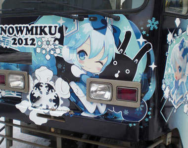 《雪初音》痛電車 隨著冬天閃亮登場★