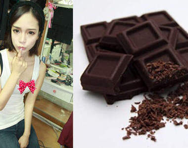 巧克力美人《金道妍》拿巧克力當飯吃~