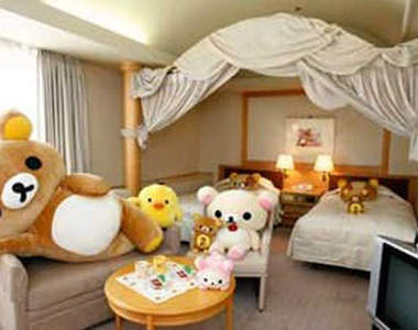 懶懶熊 Rilakkuma 洗香香在房間等你喔～