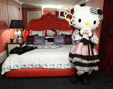 Sephora x Hello Kitty 打造出超終極的《 Hello Kitty 套房》！