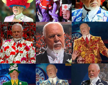 冰球名嘴 Don Cherry 的決戰時裝主播台
