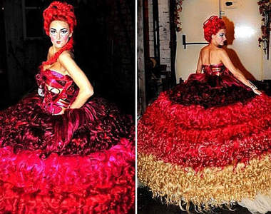 《頭髮婚紗》這樣的禮服，你想穿穿看嗎？？