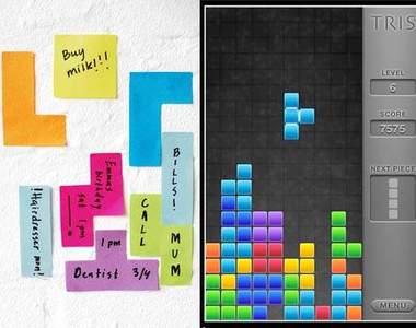 俄羅斯方塊便利貼 我也好想玩喔～